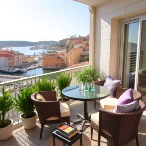 Appartement de standing avec terrasse à Marseille, quartier du Vieux-Port