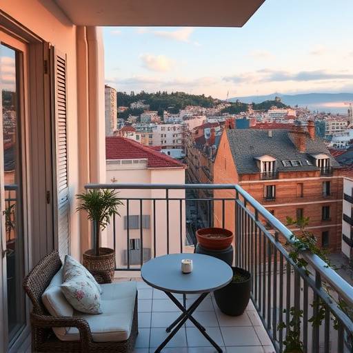 Appartement familial avec balcon à Marseille, quartier résidentiel du Roucas Blanc